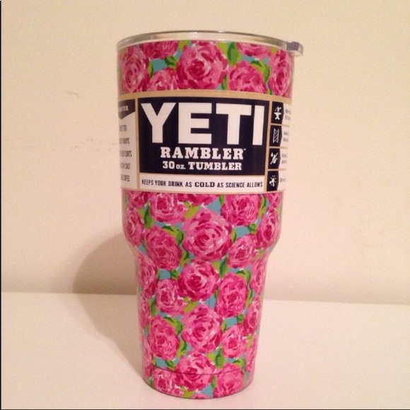 Hydro Dipped Yeti Cups In Lilly Inspired Prints - Picture 3 of 6